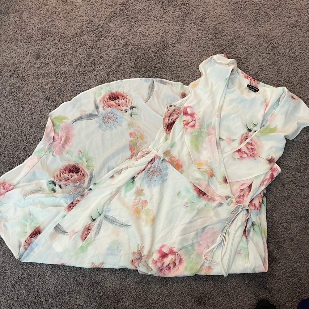 Floral Wrap Dress